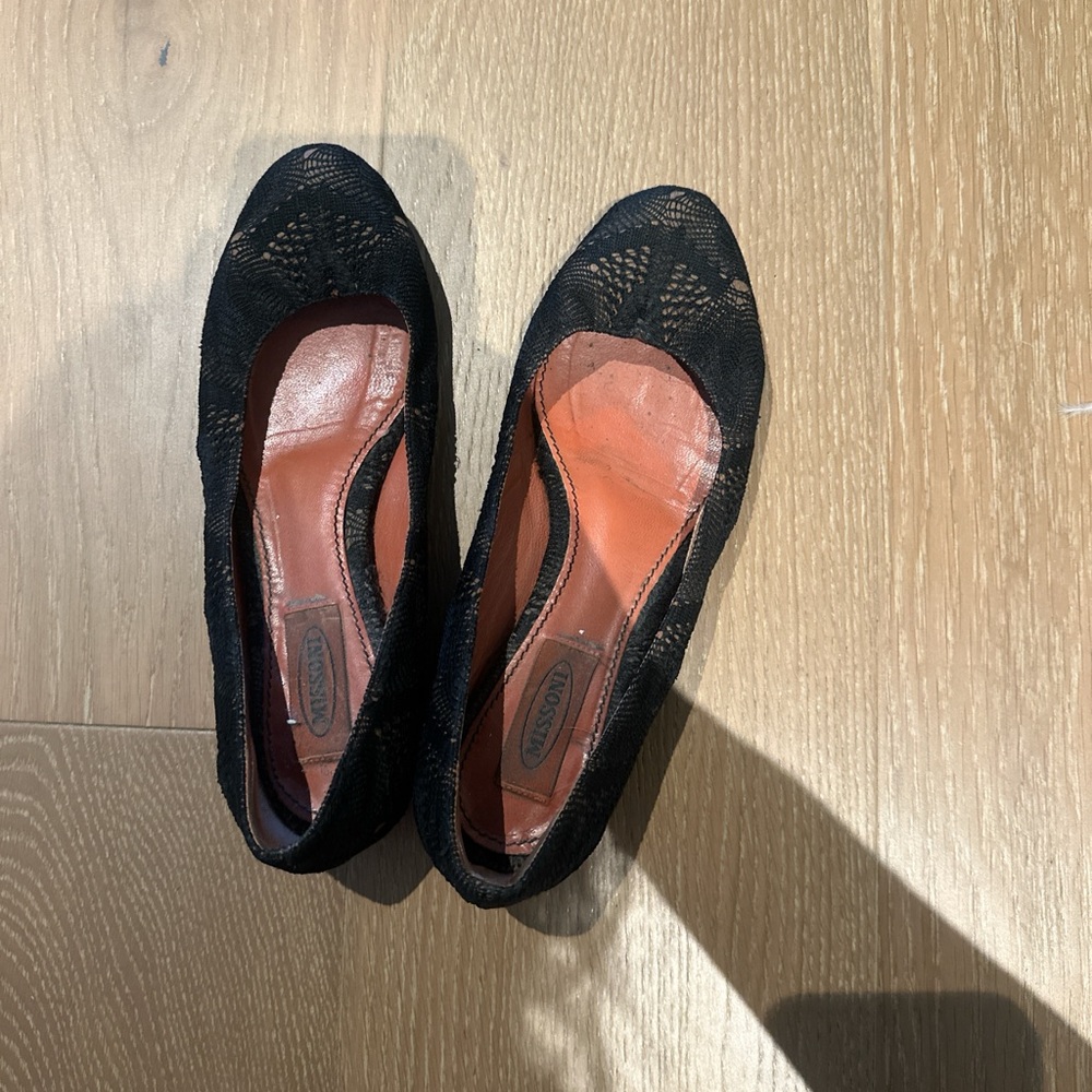 Missoni Black Flats
